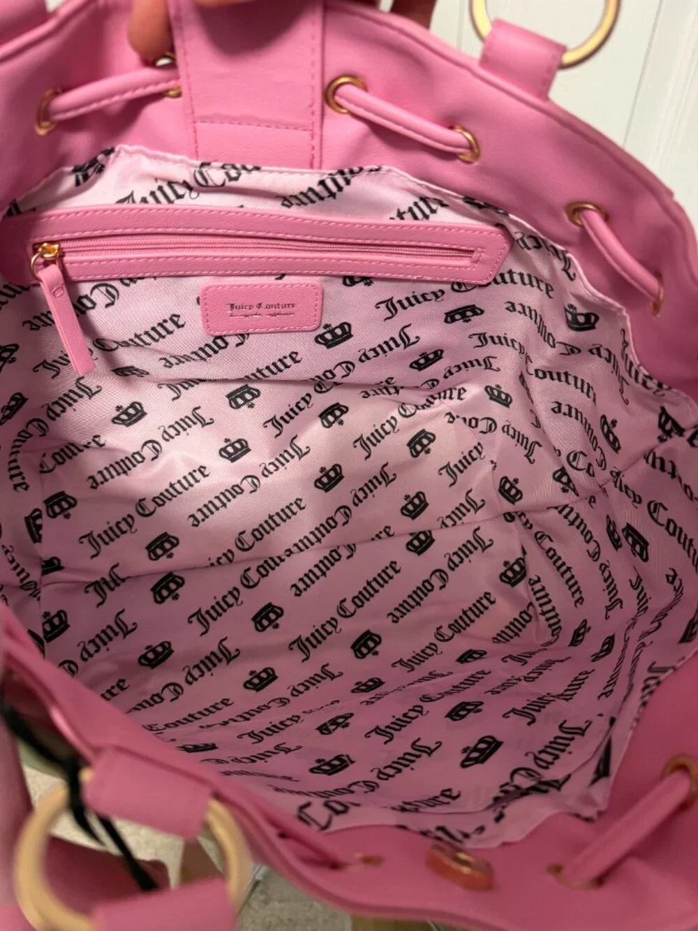 Juicy Couture Juicy Tale Retro Green Cherry Blossum Daydreamer Bag NWT - Picture 10 of 11